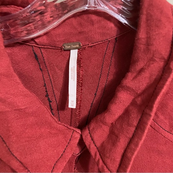 FREE People Sz Md Babetown Mini Rust - Picture 6 of 7